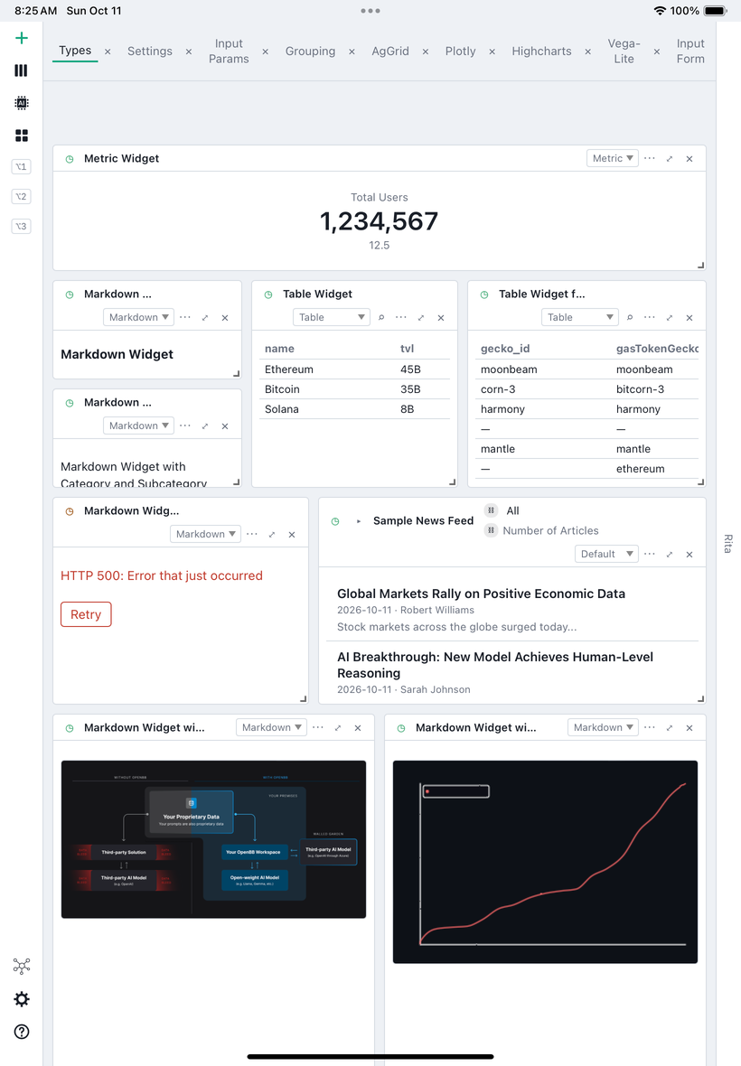 BDOBB on iPad, light theme